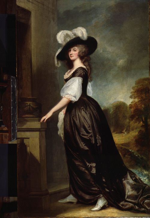 books0977: Charlotte, Lady Milnes (1788-1792). George Romney (English, 1734-1802). Oil on canvas. Th