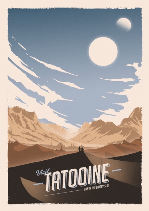 pixalry: Star Wars Travel Posters - Created by Bryan KirkYou can also follow the artist on Instagram