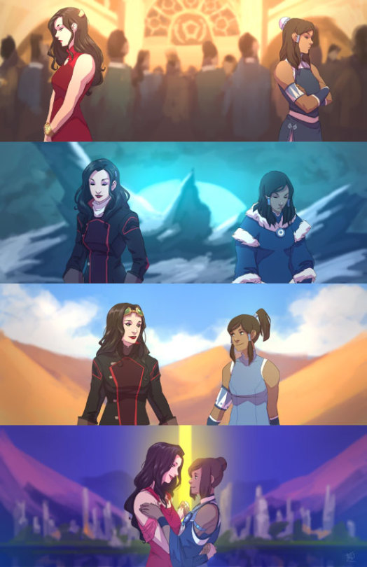 I’ve Gotten A Couple People Asking For Them So Here Are Some Closer Shots Of The Korrasami Piece I
