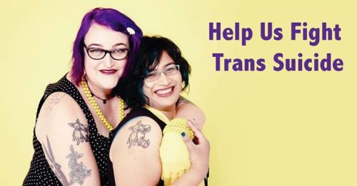 Help stop #Trans #Suicide. Only in November—When you sign up to give monthly, you will get a free sh