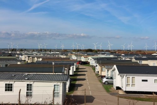 Camber Sands Holiday Park and Little Cheyne Court Wind Farm, Camber