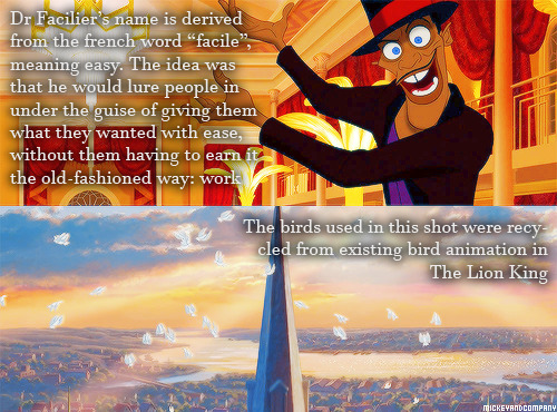 mickeyandcompany:  10 things you didn’t know about The Princess and the Frog (adapted from Oh My Disney)
