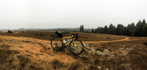 pedaloften:  Prepping for a bike packing trip. Picked up some WTB Nano 40c tires for the CX bike. Did a trail test loaded down with 95% of my gear. Bike rode great. Tires grip really well. Didn’t get a pinch flat. More info soon. 