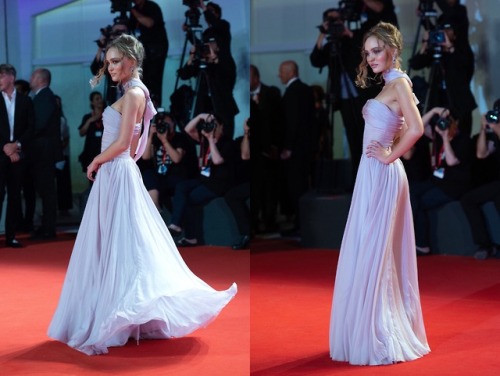 Lily-Rose Depp in Chanel at the Venice Film Festival Premiere of “The King" 