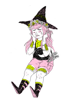 akshully:  Sad Monday Witch 