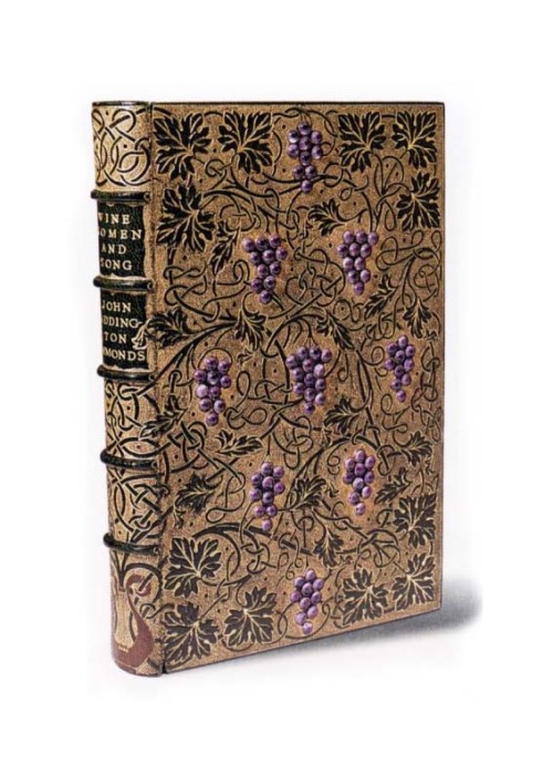 Book Binding by Sangorski &amp; Sutcliffe of London, 1907. Wine, women, and song; mediaeval Latin st