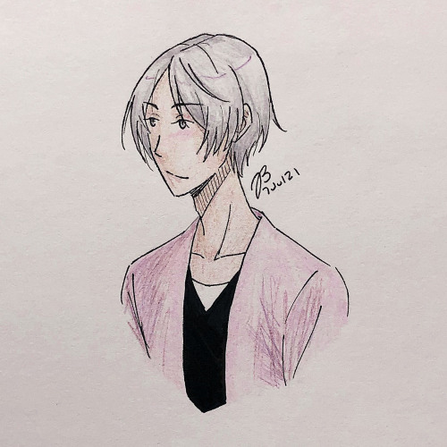 transterry:A quick Natsume drawing based off this official art 