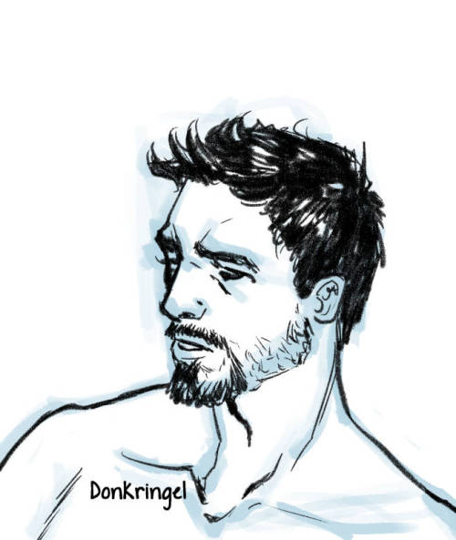 donkringel: Tony warmup art! With reference from Valerio Schiti (because his art is amazing!) I alwa