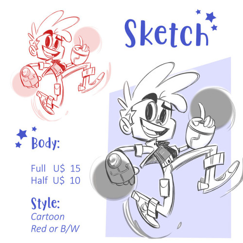 CHARACTER COMMISSION is OPEN! #artcommission #cartoon #sketch