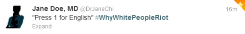 fupa-dupa:  #whywhitepeopleriot is trending and it’s perfect 