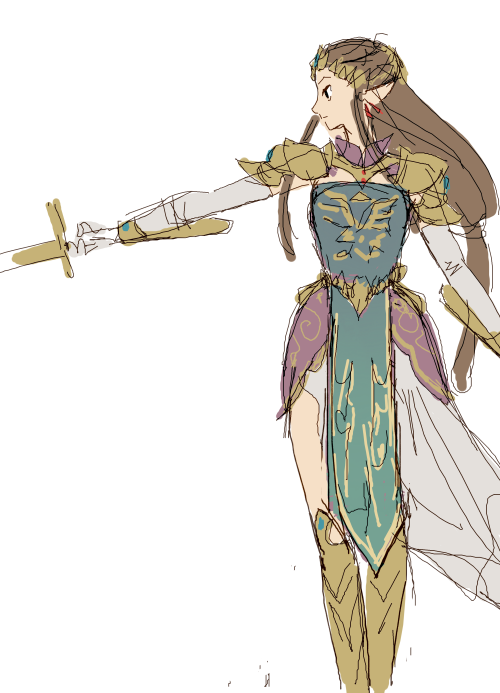 alderion-al:  I was thinking about drawing some Zelda TP vs Zelda HW drawings but in the process of designing an armor for Zelda TP I faced one of my problems…I can’t choose the best one and I’m not good at armors! Therefore I decided to discard