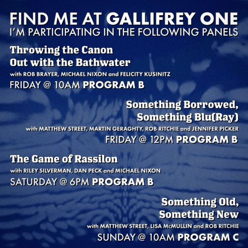 Here&rsquo;s everything I&rsquo;m doing at #Gally1 this weekend. See you there! • #DoctorWho #DrWho 