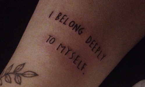 Me myself and I  free tattoo lettering scetch