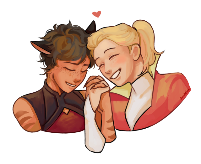 i was commissioned to draw some cute catradora (commission info)