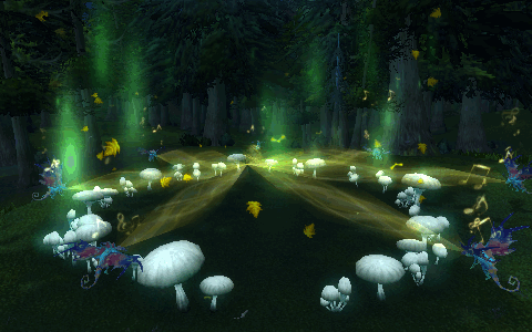 travellerofazeroth:  The Faerie Ring. The Whispering Forest, Tirisfal Glades. Eastern