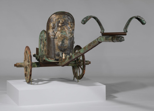 theancientwayoflife:~ Bronze chariot inlaid with ivory.Period: ArchaicDate: 2nd quarter of the 6th c