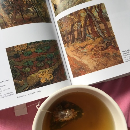 xeptum: tea & Vincent Van Gogh art book