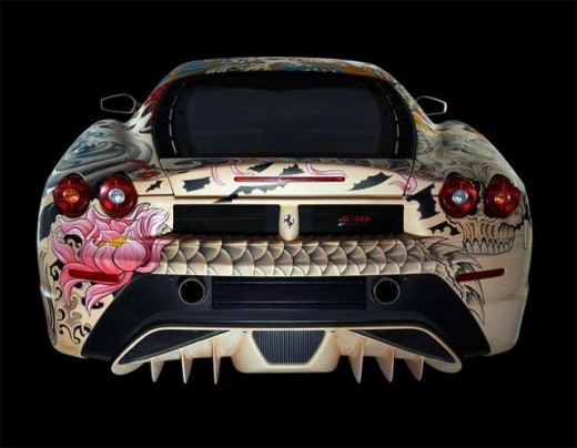 throttlestomper:  Ferrari F430 Art Car by Philippe Pasqua