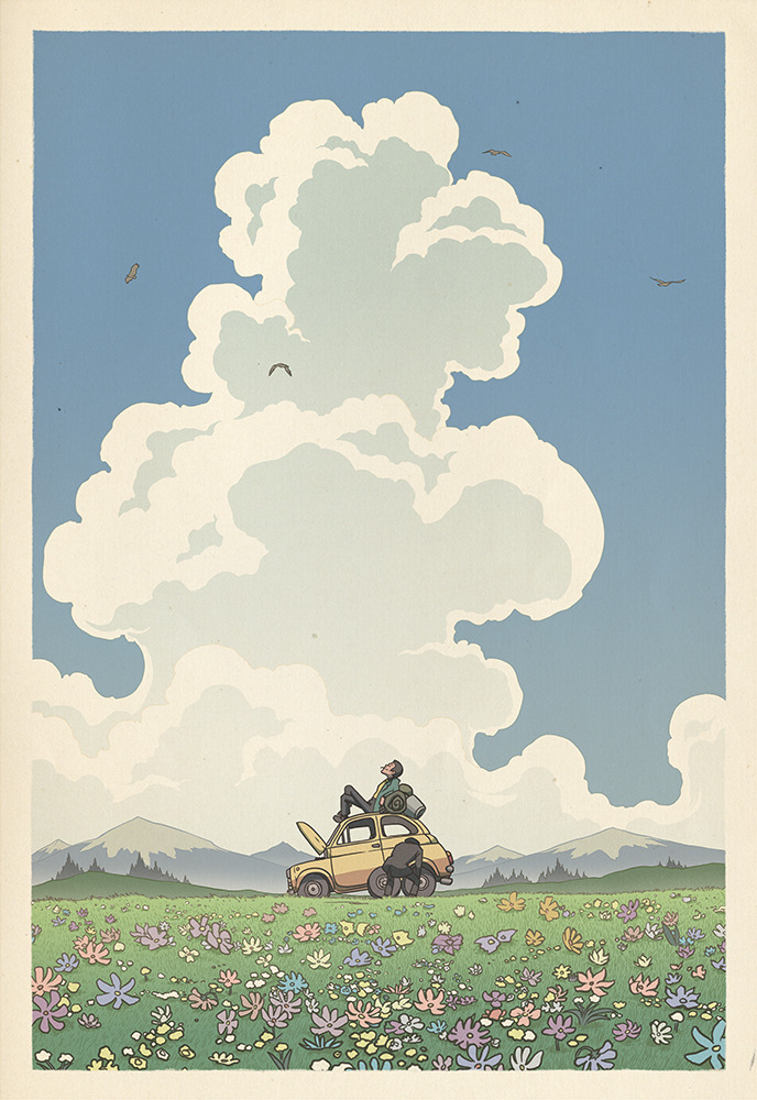 thomasheger:  These Studio Ghibli prints from @mudron​ are spectacular. Can be