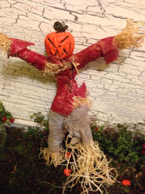 With the help of the gravekeeper, Scarecrow Jack has recovered his straw and clothing. We imagine hi