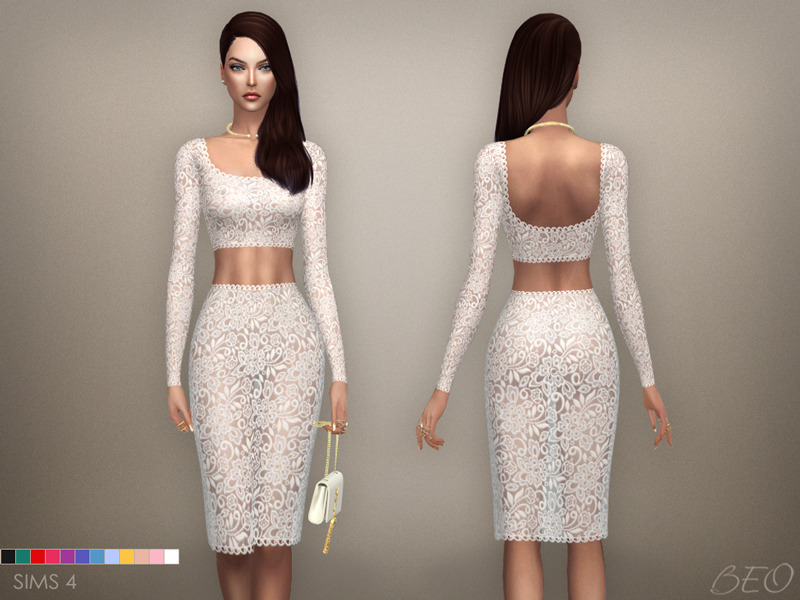 Lace transparent midi dress 03 (S4)
- New mesh, new lace texture, 12 colours.
DOWNLOAD