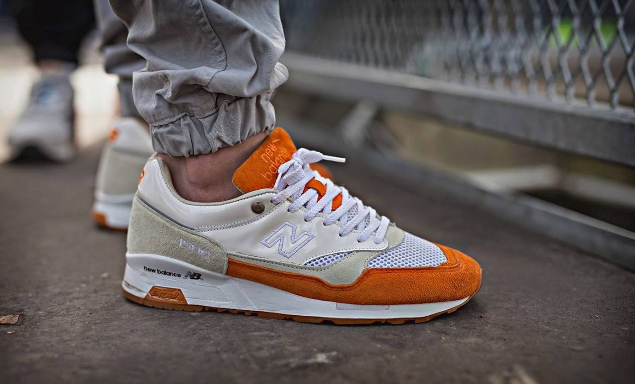 new balance 1500 white orange