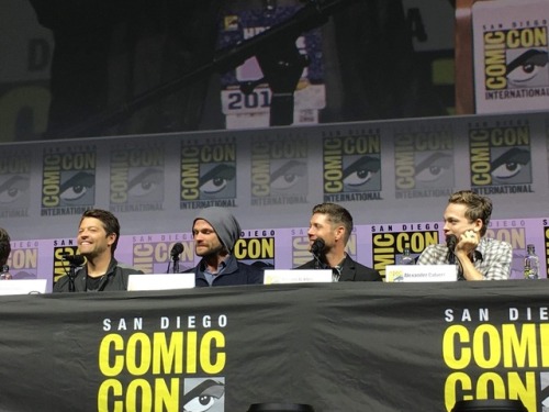 Supernatural panel at #SDCC 2/3. Taken by my friend so I could relax and enjoy.  Feel free to share 