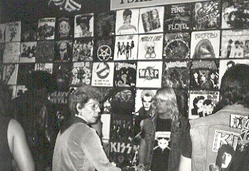 saxyforever:  Slayer at Slipped Disc Records, Valley Stream, NY 31 Oct. 1984