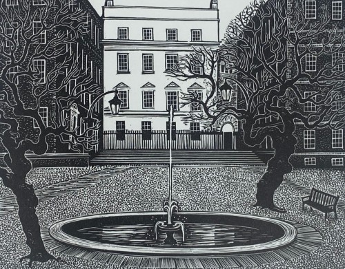 riesenfeldcenter:This Woodcut Wednesday, explore London’s Inns of Court in these intricate eng