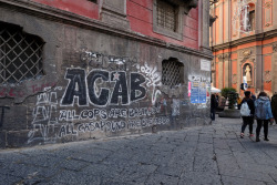 scavengedluxury:  ACAB. Naples, November