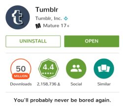 kiinkshaming:  punks-against-cgl:  neko-stoner:  FOR ALL THE ANTI-DDLG PEOPLE AND OTHERS TRYING TO USE THE ARGUMENT THAT TUMBLR IS 13+, WELL FUCK OFF COS THATS JUST BEEN DEBUNKED. IT EVEN SAYS “MATURE 17+” BEFORE YOU FUCKING DOWNLOAD IT. SO KINDLY