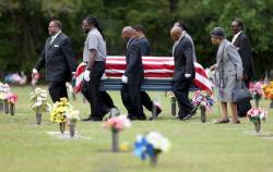 micdotcom:  Walter Scott was laid to rest Saturday in a ceremony that drew hundreds of mourners in Summerville, South Carolina.Scott’s death at the hands of North Charleston police office Michael Slager drew nationwide outrage after a cell phone video
