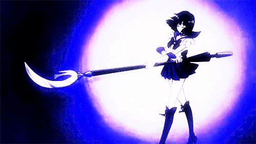 utenaxtenjou:When Sailor Saturn swings her Silence Glaive, the world will end…
