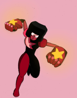 hankjonesart:  Did another Garnet because