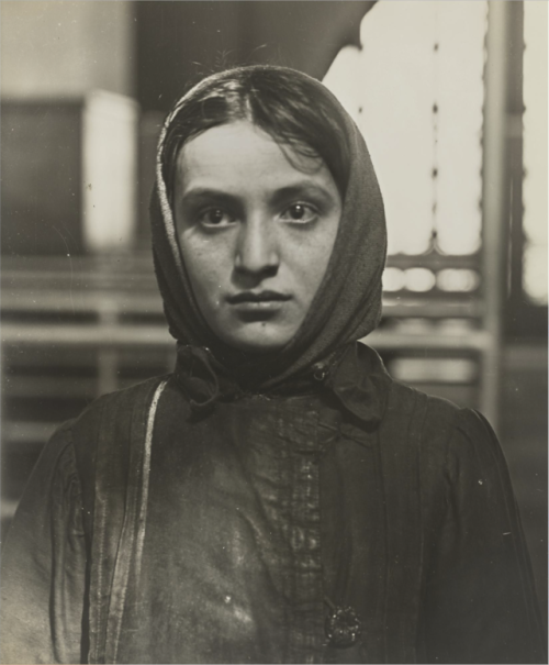 robert-hadley:Lewis W. Hine - YOUNG RUSSIAN JEWESS, ELLIS ISLAND, NEW YORKSource: sotheby’s.com