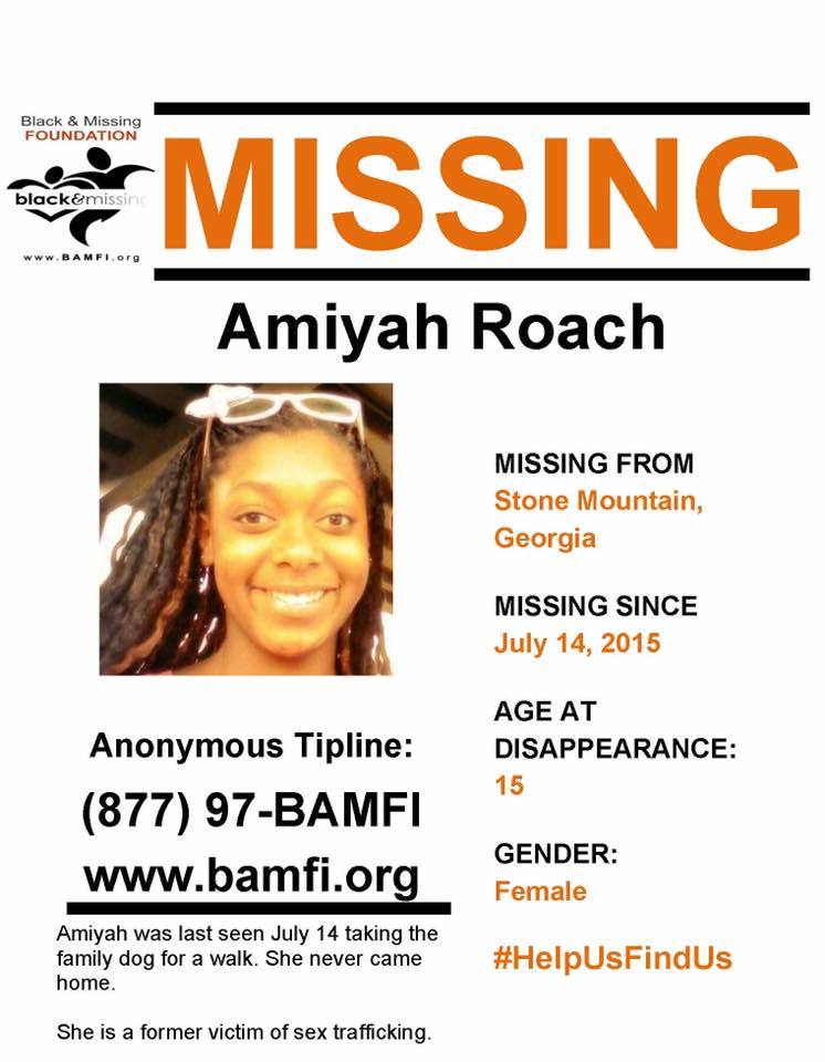 missa-belle:  Are any of my followers in Georgia? Help us find Amiyah Roach.