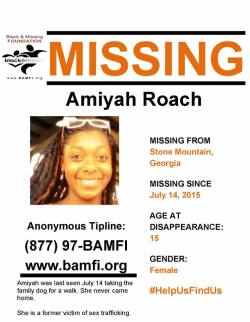 missa-belle:  Are any of my followers in Georgia? Help us find Amiyah Roach.