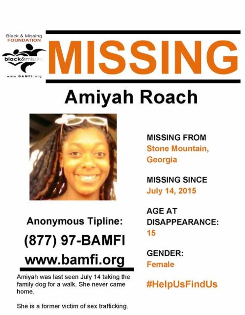 missa-belle:  Are any of my followers in Georgia? Help us find Amiyah Roach.