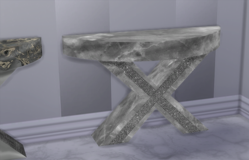 platinumluxesims:LUXURY MARBLE X TABLEBrand new & Original mesh.Comes in 9 swatches &