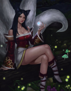 league-of-legends-sexy-girls:  ahri by DEVIRHST