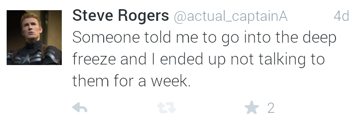 anunexpectedblog:  Steve &amp; Buckys Twitter adventures 