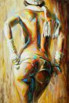 woman-in-art:Painting by Jonas Kunickas, Lithuanian contemporary painter, born 1978✅https://t.me/erogalery