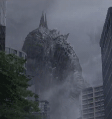 freackthehopeful:  webshooters:  rpdofficer:  weegboi:  grumpy old man godzilla looks