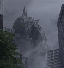 freackthehopeful:  webshooters:  rpdofficer:  weegboi:  grumpy old man godzilla looks up from his gardening to yell at some kids  “HEY YOU KIDS, THAT’S PUBLIC PROPERTY, STOP MESSING WITH THAT”    Grumpy Old Man Godzilla is the best forever
