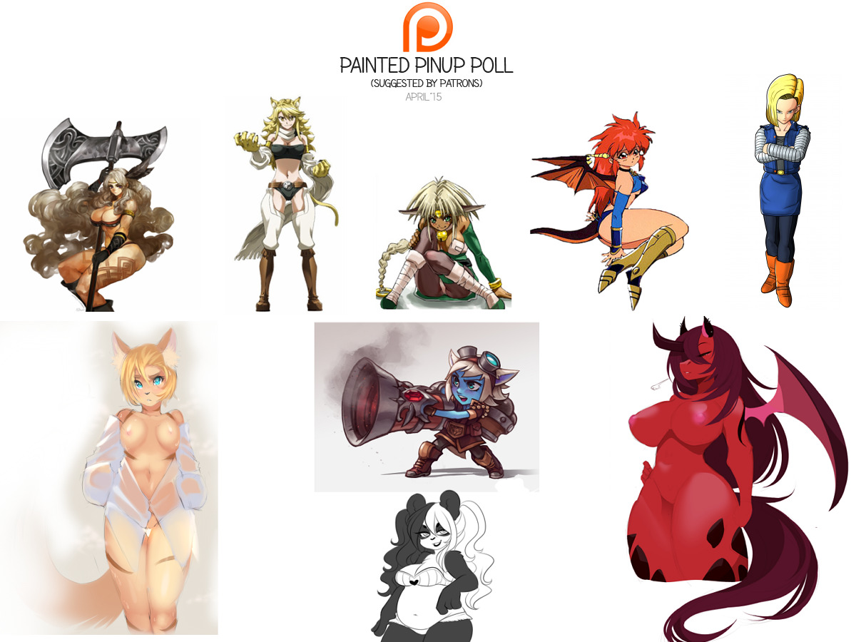 Patreon Painted Pinup Poll (Click Link to vote)