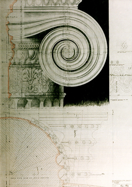 larameeee:Francis Terry 2004 Pencil tracing paper www.qftarchitects.com 