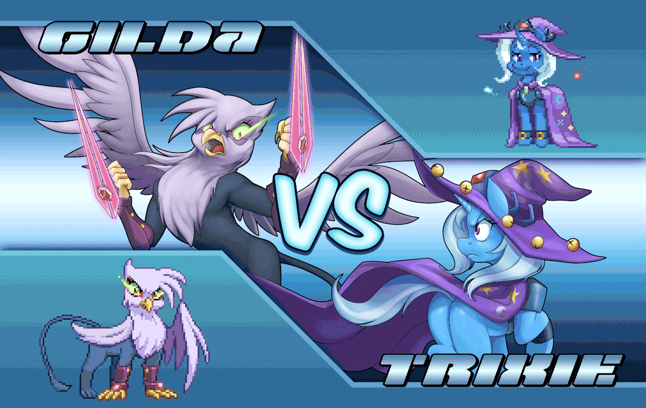 mlpfim-fanart:  nauthleroy:  She is magic pony! Mega Trixie!This is my final version