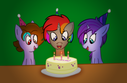 Seafooddinner:some Birthday Art I Made For Me, Shino, And Towie. Who Could’ve Guessed