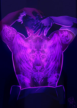 And last up on my Glowy Paladin Tattoo series