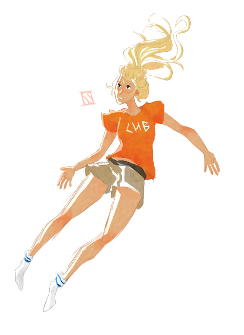 vivacous:adding to my trend of Annabeth drawings in inconsistent styles 